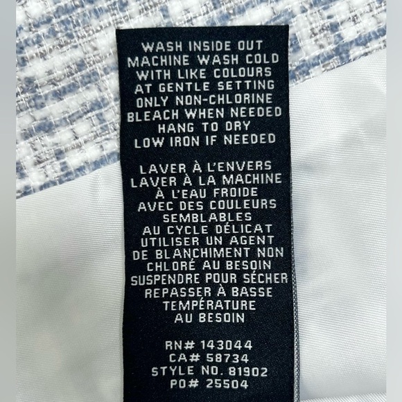 7 FOR ALL MANKIND Tweed Shacket Oversized Fringe Cowgirl Streetwear Preppy S - Picture 9 of 11